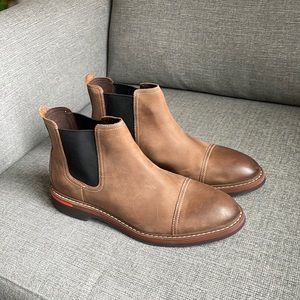 Cole Haan cap toe boots, worn once